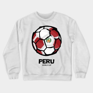 Peru Football Country Flag Crewneck Sweatshirt